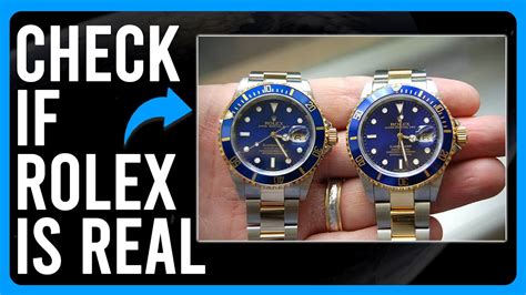 how do i tell if my rolex is real|how to identify rolex watches.